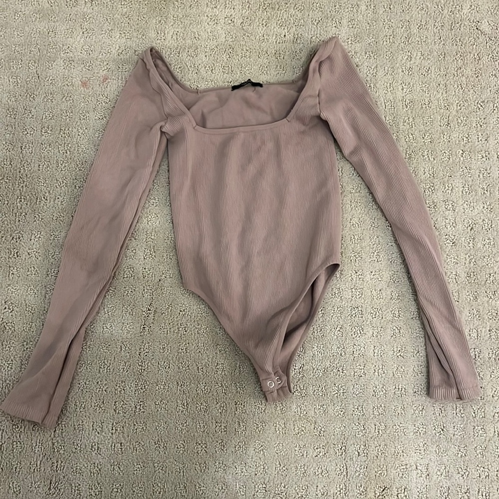 NEW. Light brown forever 21 body suit size small